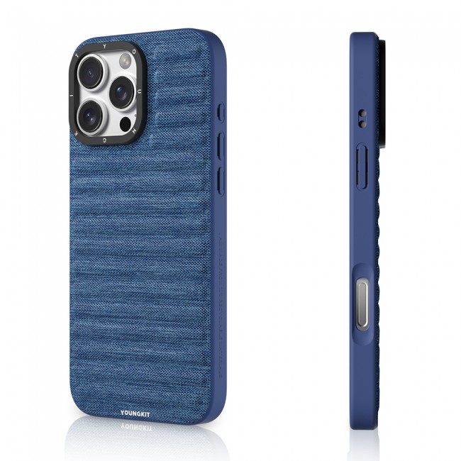 Apple iPhone 16 Pro Kılıf M-safe Şarj Özellikli Youngkit Canvas Serisi Kapak Apple iPhone 16 Pro Kılıf M-safe Şarj Özellikli Youngkit Canvas Serisi Kapak
