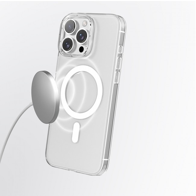 Apple iPhone 16 Pro Kılıf M-safe Şarj Özellikli Youngkit Ice Serisi Kapak Apple iPhone 16 Pro Kılıf M-safe Şarj Özellikli Youngkit Ice Serisi Kapak