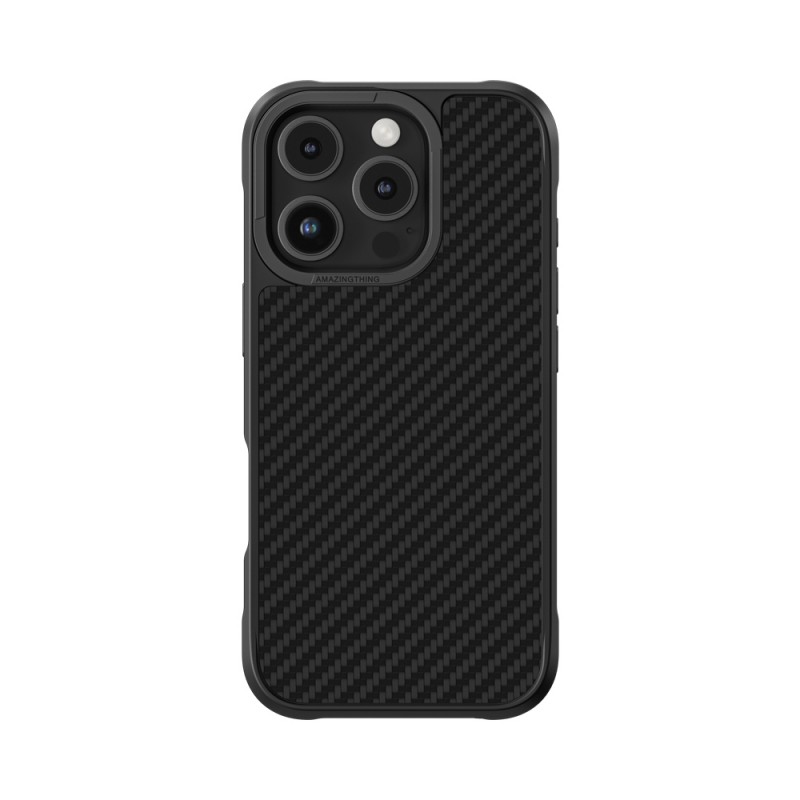Bal-z Apple iPhone 16 Pro Kılıf M-safe Şarj Özellikli 1500D Aramid Fiber Amazingthing Titan Max Serisi Kapak