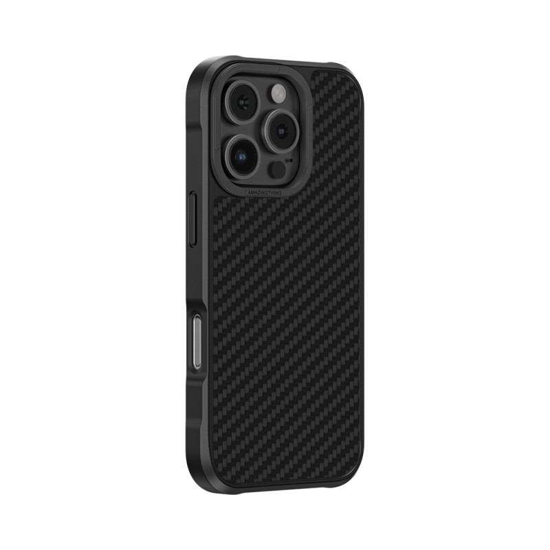 Bal-z Apple iPhone 16 Pro Kılıf M-safe Şarj Özellikli 1500D Aramid Fiber Amazingthing Titan Max Serisi Kapak