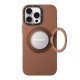 Apple iPhone 16 Pro Kılıf Magsafe Şarj Özellikli 360° Standlı Basit Mat Deri Desenli Youngkit Tech Leather Serisi Kapak Apple iPhone 16 Pro Kılıf Magsafe Şarj Özellikli 360° Standlı Basit Mat Deri Desenli Youngkit Tech Leather Serisi Kapak