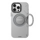 Apple iPhone 16 Pro Kılıf Magsafe Şarj Özellikli 360° Standlı Basit Mat Deri Desenli Youngkit Tech Leather Serisi Kapak Apple iPhone 16 Pro Kılıf Magsafe Şarj Özellikli 360° Standlı Basit Mat Deri Desenli Youngkit Tech Leather Serisi Kapak