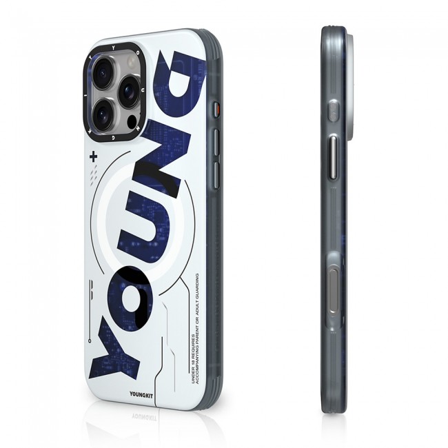 Apple iPhone 16 Pro Kılıf Magsafe Şarj Özellikli Airbagli Çift Katmanlı Youngkit Future Serisi Kapak Apple iPhone 16 Pro Kılıf Magsafe Şarj Özellikli Airbagli Çift Katmanlı Youngkit Future Serisi Kapak