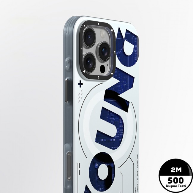 Apple iPhone 16 Pro Kılıf Magsafe Şarj Özellikli Airbagli Çift Katmanlı Youngkit Future Serisi Kapak Apple iPhone 16 Pro Kılıf Magsafe Şarj Özellikli Airbagli Çift Katmanlı Youngkit Future Serisi Kapak