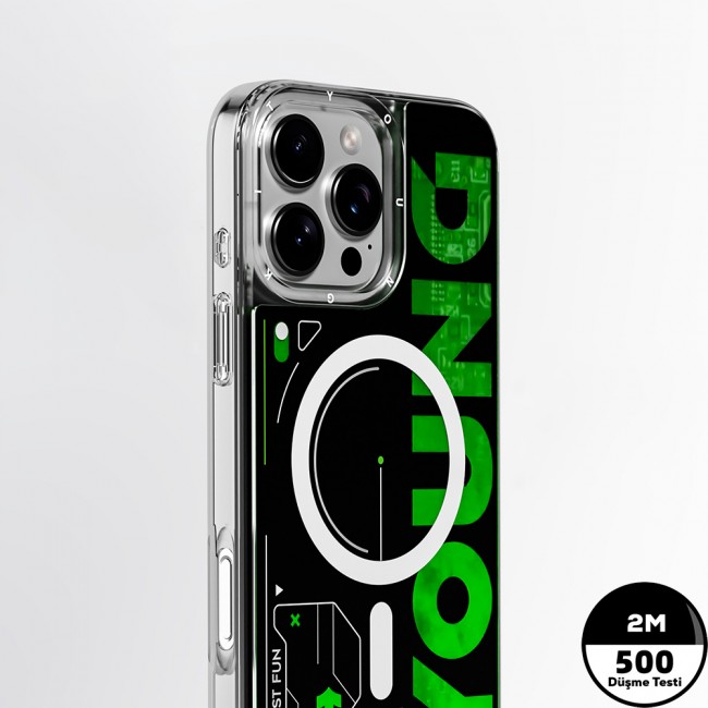 Apple iPhone 16 Pro Kılıf Magsafe Şarj Özellikli Airbagli Çift Katmanlı Youngkit Future Streamer Serisi Kapak Apple iPhone 16 Pro Kılıf Magsafe Şarj Özellikli Airbagli Çift Katmanlı Youngkit Future Streamer Serisi Kapak