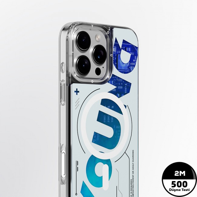 Apple iPhone 16 Pro Kılıf Magsafe Şarj Özellikli Airbagli Çift Katmanlı Youngkit Future Streamer Serisi Kapak Apple iPhone 16 Pro Kılıf Magsafe Şarj Özellikli Airbagli Çift Katmanlı Youngkit Future Streamer Serisi Kapak