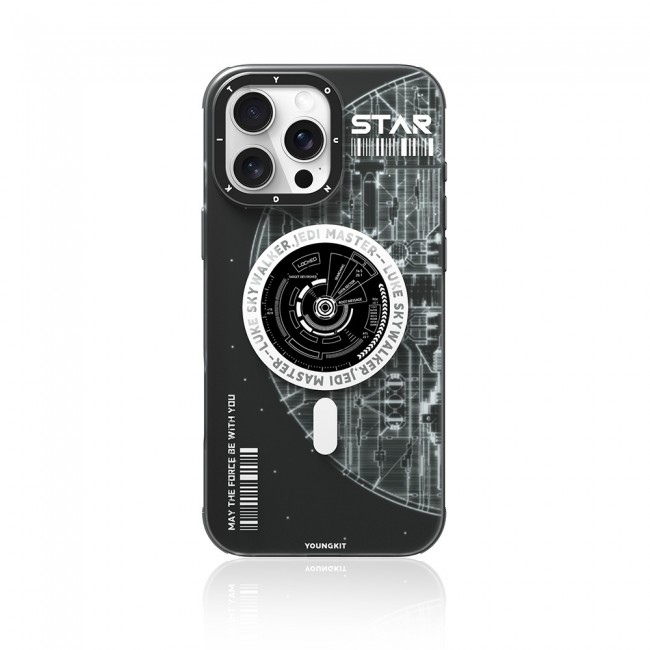 Apple iPhone 16 Pro Kılıf Magsafe Şarj Özellikli Airbagli Hologram Tasarımlı Youngkit Interstellar Serisi Kapak Apple iPhone 16 Pro Kılıf Magsafe Şarj Özellikli Airbagli Hologram Tasarımlı Youngkit Interstellar Serisi Kapak