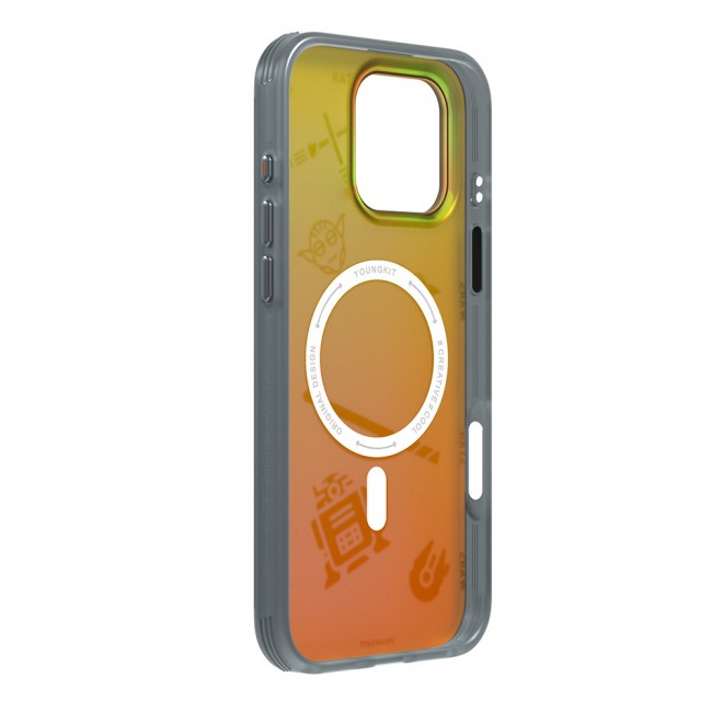 Apple iPhone 16 Pro Kılıf Magsafe Şarj Özellikli Airbagli Hologram Tasarımlı Youngkit Interstellar Serisi Kapak Apple iPhone 16 Pro Kılıf Magsafe Şarj Özellikli Airbagli Hologram Tasarımlı Youngkit Interstellar Serisi Kapak