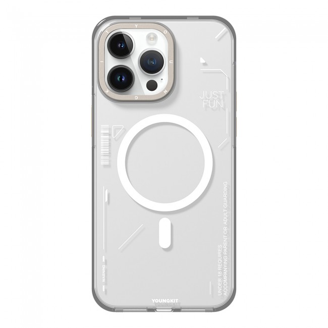Apple iPhone 16 Pro Kılıf Magsafe Şarj Özellikli Çıkarılabilir Arka Yüzeyli Youngkit Mecha Kapak Apple iPhone 16 Pro Kılıf Magsafe Şarj Özellikli Çıkarılabilir Arka Yüzeyli Youngkit Mecha Kapak