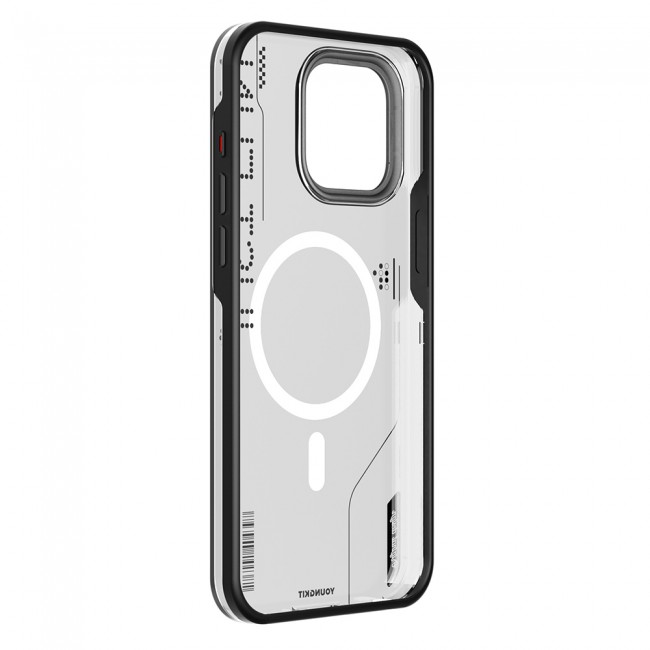 Apple iPhone 16 Pro Kılıf Magsafe Şarj Özellikli Çıkarılabilir Arka Yüzeyli Youngkit Mecha Kapak Apple iPhone 16 Pro Kılıf Magsafe Şarj Özellikli Çıkarılabilir Arka Yüzeyli Youngkit Mecha Kapak