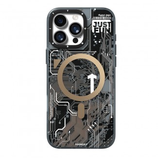 Apple iPhone 16 Pro Kılıf M-safe Şarj Özellikli Kamera Denetim Butonlu Youngkit Technology Serisi Kapak Apple iPhone 16 Pro Kılıf M-safe Şarj Özellikli Kamera Denetim Butonlu Youngkit Technology Serisi Kapak