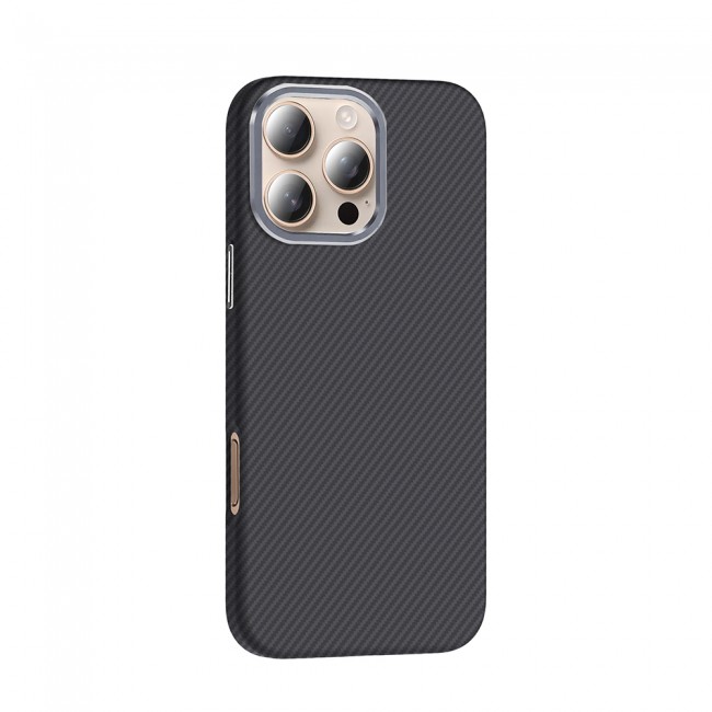 Apple iPhone 16 Pro Kılıf M-safe Şarj Özellikli Karbon Fiber Görünümlü Zore Gros Kapak Apple iPhone 16 Pro Kılıf M-safe Şarj Özellikli Karbon Fiber Görünümlü Zore Gros Kapak