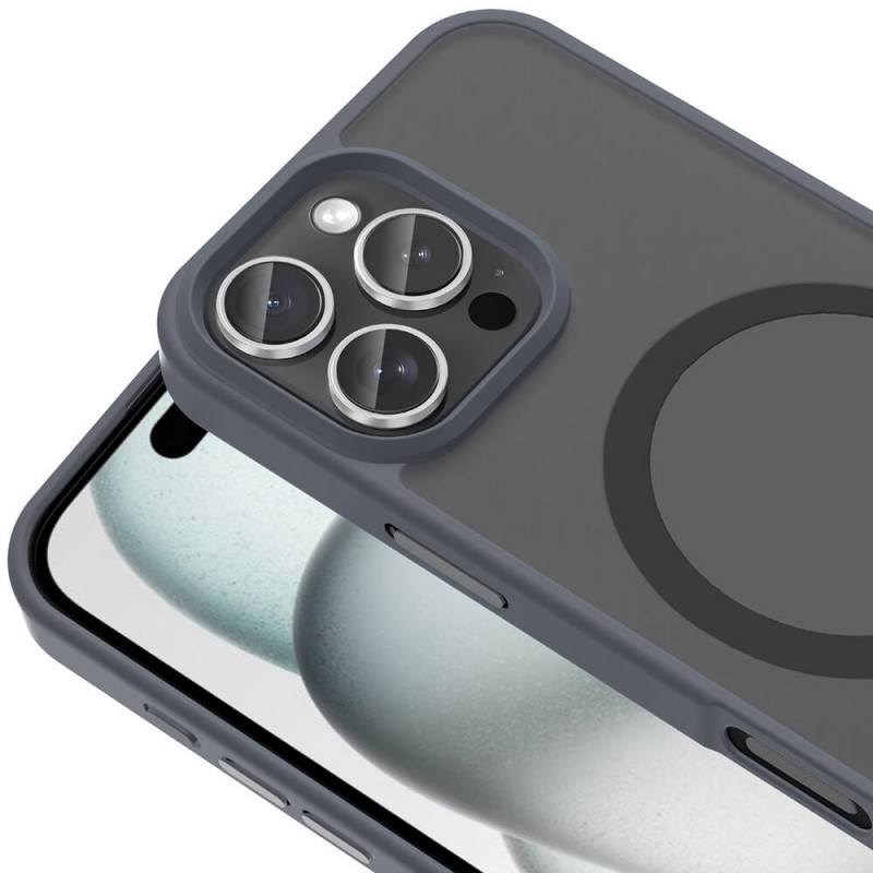 Bal-z Apple iPhone 16 Pro Kılıf M-safe Şarj Özellikli Mat Arka Yüzey Zore Sio Kapak