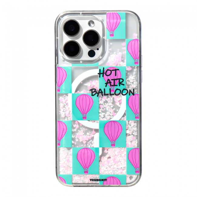 Apple iPhone 16 Pro Kılıf Magsafe Şarj Özellikli Parlak Kumlu Sıvılı Youngkit Pink Dream Quicksand Serisi Kapak Apple iPhone 16 Pro Kılıf Magsafe Şarj Özellikli Parlak Kumlu Sıvılı Youngkit Pink Dream Quicksand Serisi Kapak