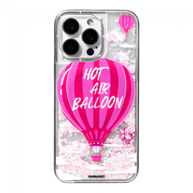 Apple iPhone 16 Pro Kılıf Magsafe Şarj Özellikli Parlak Kumlu Sıvılı Youngkit Pink Dream Quicksand Serisi Kapak Apple iPhone 16 Pro Kılıf Magsafe Şarj Özellikli Parlak Kumlu Sıvılı Youngkit Pink Dream Quicksand Serisi Kapak