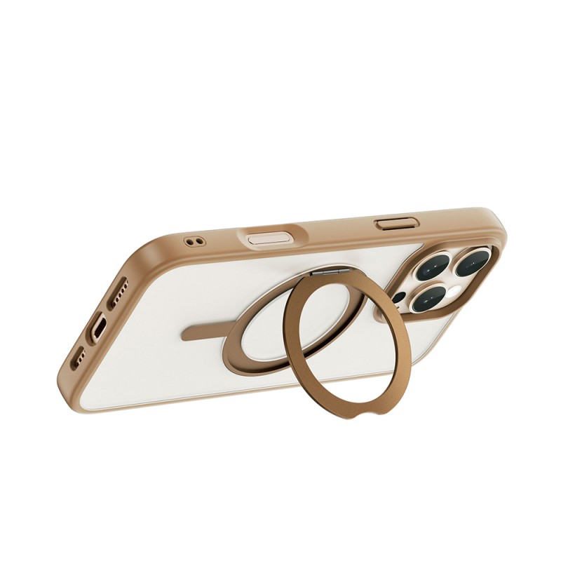 Bal-z Apple iPhone 16 Pro Kılıf M-safe Şarj Özellikli Parmak İzi Bırakmayan Wiwu FGG-202 Armor Ultra Serisi Kapak