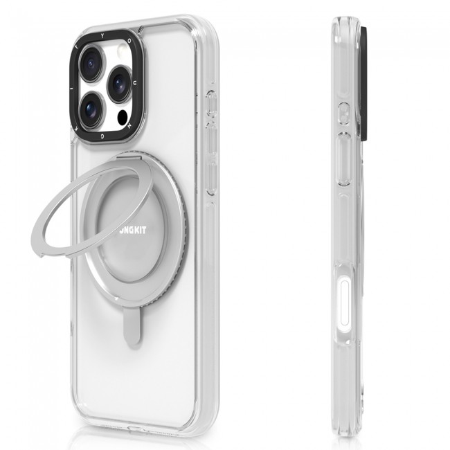 Apple iPhone 16 Pro Kılıf Magsafe Şarj Özellikli Parmak Ring Standlı Youngkit Pivot Serisi Kapak Apple iPhone 16 Pro Kılıf Magsafe Şarj Özellikli Parmak Ring Standlı Youngkit Pivot Serisi Kapak