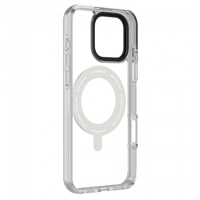 Apple iPhone 16 Pro Kılıf Magsafe Şarj Özellikli Parmak Ring Standlı Youngkit Pivot Serisi Kapak Apple iPhone 16 Pro Kılıf Magsafe Şarj Özellikli Parmak Ring Standlı Youngkit Pivot Serisi Kapak