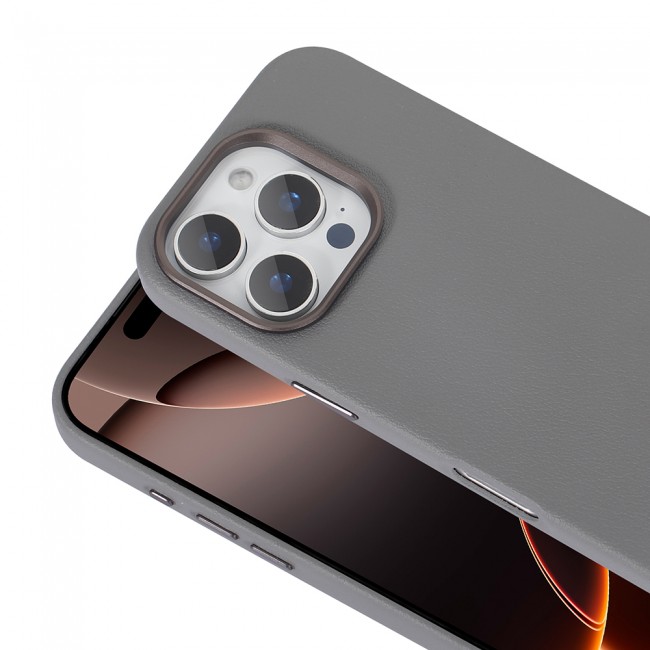 Apple iPhone 16 Pro Kılıf Magsafe Şarj Özellikli PU Deri Zore Adora Kapak Apple iPhone 16 Pro Kılıf Magsafe Şarj Özellikli PU Deri Zore Adora Kapak