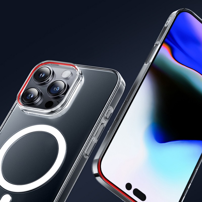 Bal-z Apple iPhone 16 Pro Kılıf M-safe Şarj Özellikli Wiwu YXK-207 Invisible Pro Sert PC Kapak