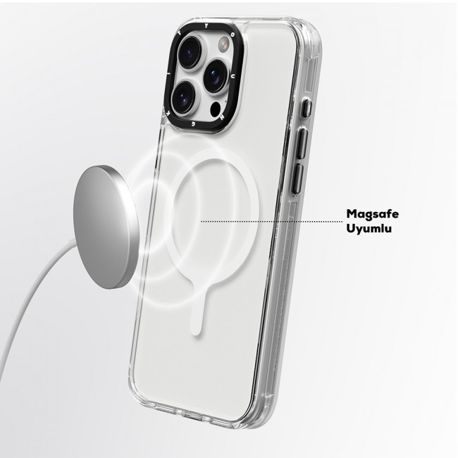 Apple iPhone 16 Pro Kılıf Magsafe Şarj Özellikli YoungKit Crystal Color Serisi Kapak Apple iPhone 16 Pro Kılıf Magsafe Şarj Özellikli YoungKit Crystal Color Serisi Kapak