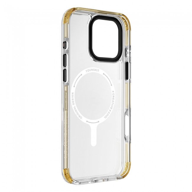 Apple iPhone 16 Pro Kılıf Magsafe Şarj Özellikli YoungKit Crystal Color Serisi Kapak Apple iPhone 16 Pro Kılıf Magsafe Şarj Özellikli YoungKit Crystal Color Serisi Kapak