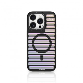 Apple iPhone 16 Pro Kılıf M-safe Şarj Özellikli Youngkit Geek Serisi Kapak Apple iPhone 16 Pro Kılıf M-safe Şarj Özellikli Youngkit Geek Serisi Kapak
