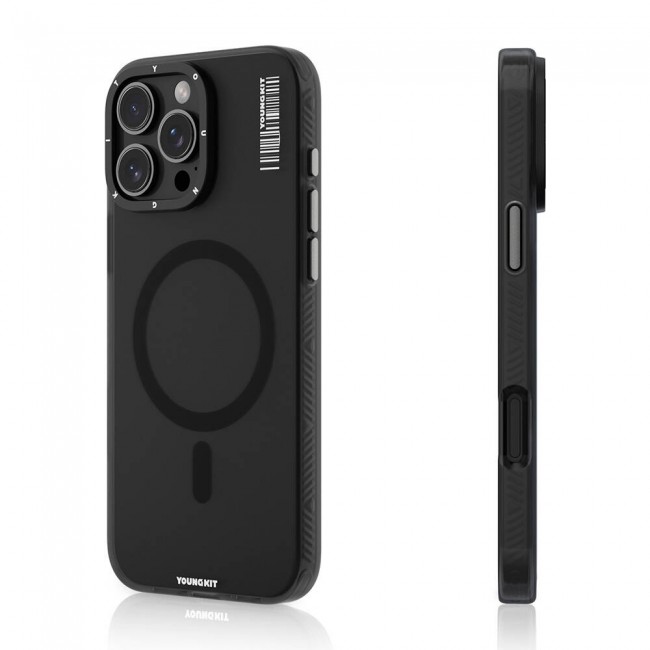 Apple iPhone 16 Pro Kılıf Magsafe Şarj Özellikli Youngkit Hidden Sand Serisi Kapak Apple iPhone 16 Pro Kılıf Magsafe Şarj Özellikli Youngkit Hidden Sand Serisi Kapak