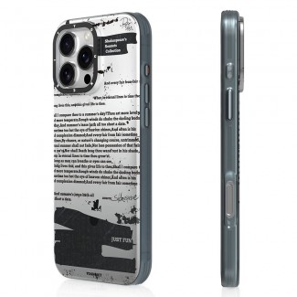 Apple iPhone 16 Pro Kılıf M-safe Şarj Özellikli Youngkit Literary Serisi Shakespeare Kapak Apple iPhone 16 Pro Kılıf M-safe Şarj Özellikli Youngkit Literary Serisi Shakespeare Kapak