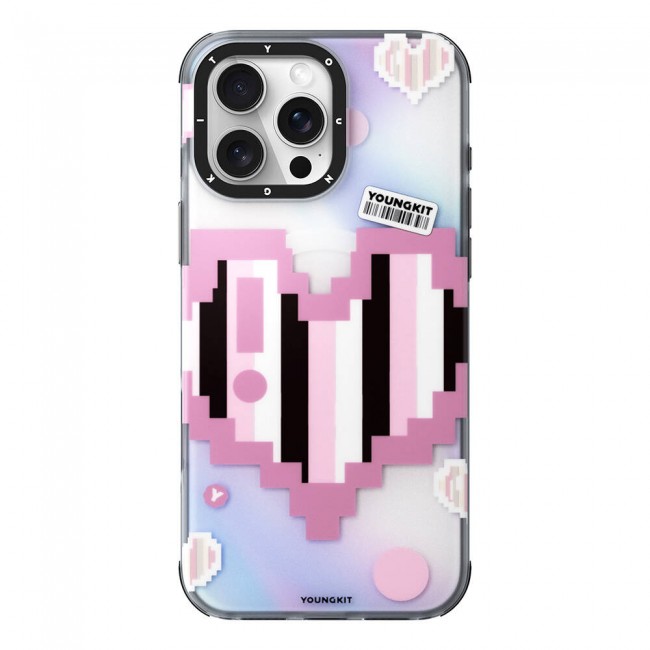 Apple iPhone 16 Pro Kılıf Magsafe Şarj Özellikli Youngkit Love Serisi Kapak Apple iPhone 16 Pro Kılıf Magsafe Şarj Özellikli Youngkit Love Serisi Kapak