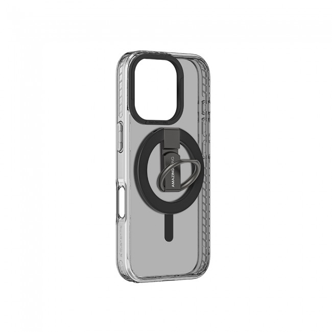 Apple iPhone 16 Pro Kılıf Magsafe Şarj Özellikli Yüzük Standlı Amazingthing Titan Pro Serisi Kapak Apple iPhone 16 Pro Kılıf Magsafe Şarj Özellikli Yüzük Standlı Amazingthing Titan Pro Serisi Kapak