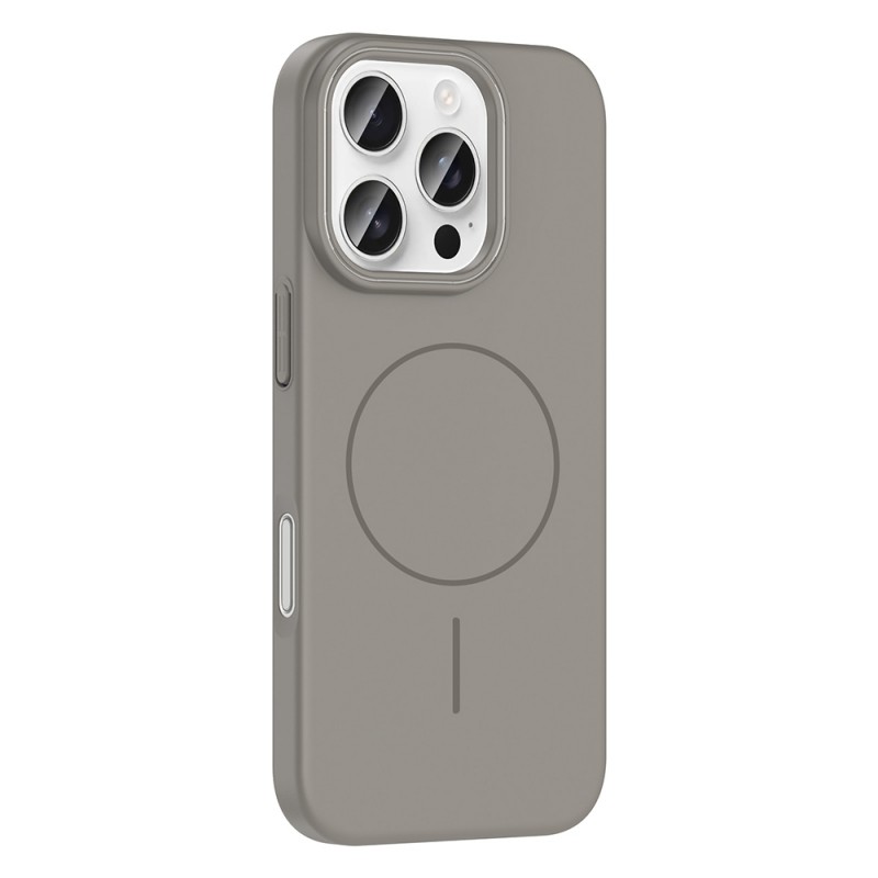 Bal-z Apple iPhone 16 Pro Kılıf M-safe Şarj Özellikli Zore Ruby Sert Kapak