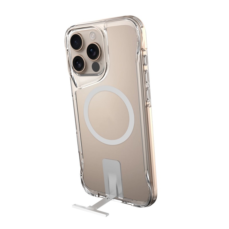 Bal-z Apple iPhone 16 Pro Kılıf M-safe Şarj Özellikli Zore T-Max Standlı Kapak