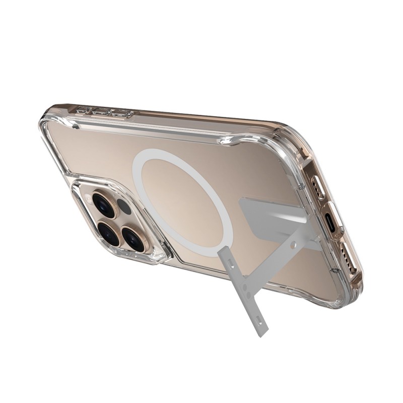 Bal-z Apple iPhone 16 Pro Kılıf M-safe Şarj Özellikli Zore T-Max Standlı Kapak