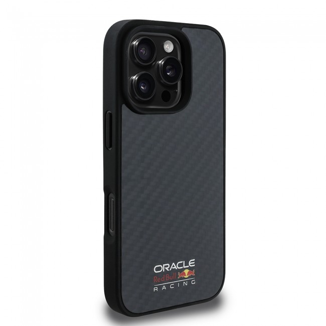 Apple iPhone 16 Pro Kılıf Redbull Orjinal Lisanslı Magsafe Şarj Özellikli Karbon Fiber Tasarımlı Parlayan Logolu Kapak Apple iPhone 16 Pro Kılıf Redbull Orjinal Lisanslı Magsafe Şarj Özellikli Karbon Fiber Tasarımlı Parlayan Logolu Kapak