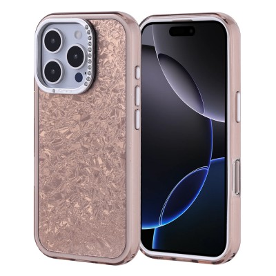 Bal-z Apple iPhone 16 Pro Kılıf Taşlı Tasarım Zore Kapi Kapak