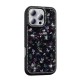 Apple iPhone 16 Pro Kılıf Taşlı ve Simli Tasarım Zore Azra Kapak