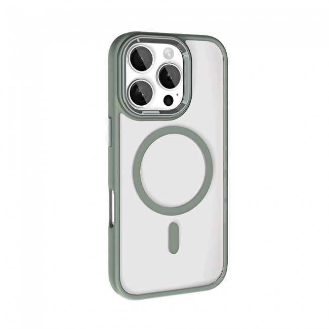 Apple iPhone 16 Pro Kılıf Wireless Şarj Özellikli Zore Krom Magsafe Silikon Kapak Apple iPhone 16 Pro Kılıf Wireless Şarj Özellikli Zore Krom Magsafe Silikon Kapak