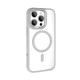 Apple iPhone 16 Pro Kılıf Wireless Şarj Özellikli Zore Krom Magsafe Silikon Kapak Apple iPhone 16 Pro Kılıf Wireless Şarj Özellikli Zore Krom Magsafe Silikon Kapak