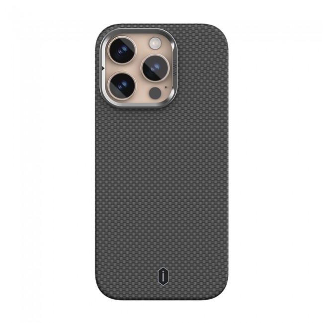 Apple iPhone 16 Pro Kılıf Wiwu DCC-208 M-safe Şarj Özellikli Kamera Standlı Aramid Fiber Tasarım Kevlar Kapak Apple iPhone 16 Pro Kılıf Wiwu DCC-208 M-safe Şarj Özellikli Kamera Standlı Aramid Fiber Tasarım Kevlar Kapak