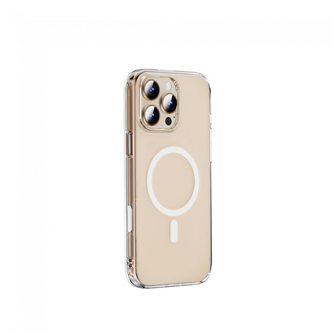 Apple iPhone 16 Pro Kılıf Wiwu MCC-102 Magnetic Crystal Sert PC Kapak
