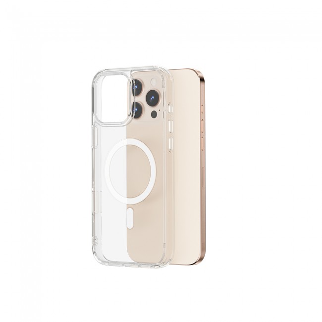 Apple iPhone 16 Pro Kılıf Wiwu MCC-102 Magnetic Crystal Sert PC Kapak