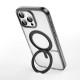 Apple iPhone 16 Pro Kılıf Wiwu MCC-201 iShield Ultra Serisi Magsafe Şarj Özellikli Standlı Crystal Sert PC Kapak Apple iPhone 16 Pro Kılıf Wiwu MCC-201 iShield Ultra Serisi Magsafe Şarj Özellikli Standlı Crystal Sert PC Kapak