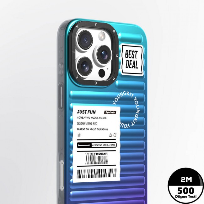 Apple iPhone 16 Pro Kılıf YoungKit The Secret Color Serisi Kapak Apple iPhone 16 Pro Kılıf YoungKit The Secret Color Serisi Kapak