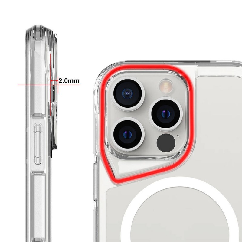 Bal-z Apple iPhone 16 Pro Kılıf Zore M-safe Şarj Özellikli T-Max M-safe Kapak