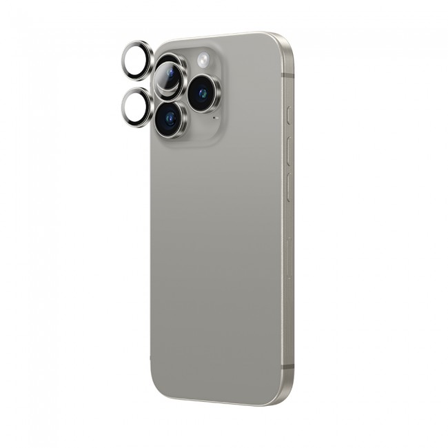 Apple iPhone 16 Pro Max Amazingthing Anti Reflective Kamera Lens Koruyucu + Kolay Uygulama Aparatlı
