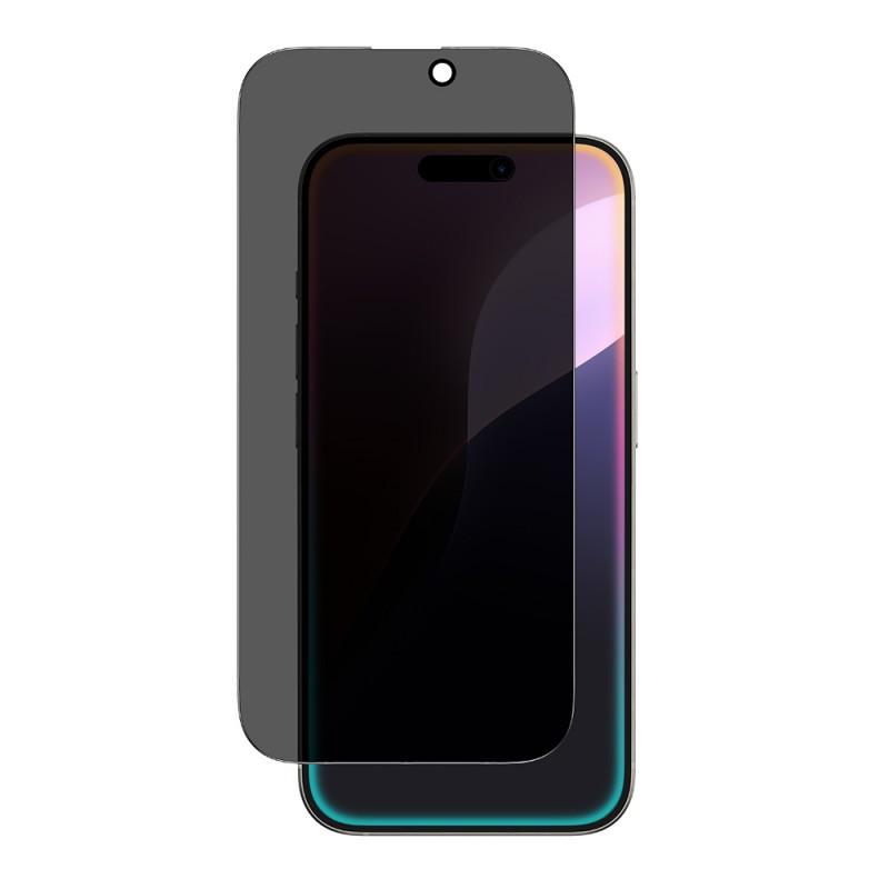 Bal-z Apple iPhone 16 Pro Max Amazingthing Radix Privacy Parmak İzi Bırakmayan Temperli Cam Ekran Koruyucu