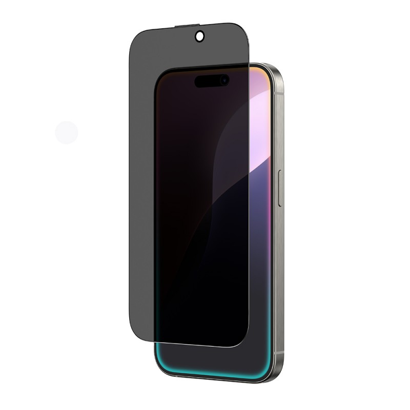 Bal-z Apple iPhone 16 Pro Max Amazingthing Titan Privacy Parmak İzi Bırakmayan Temperli Cam Ekran Koruyucu