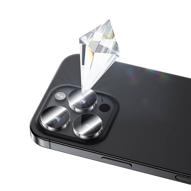 Bal-z Apple iPhone 16 Pro Max Benks AR Glass Warrior Transparan Premium Cam Kamera Lens Koruyucu