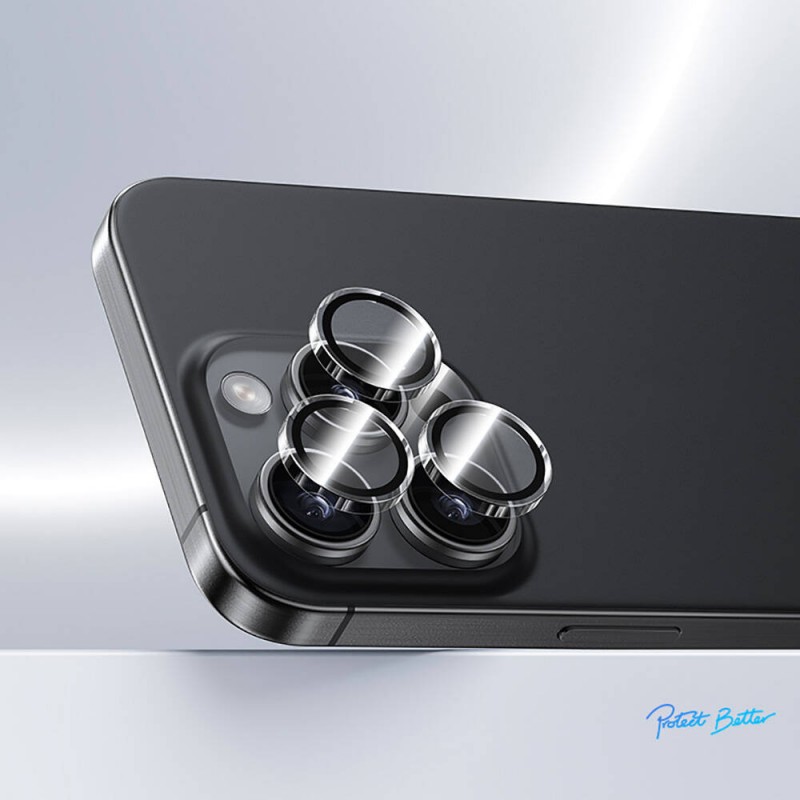 Bal-z Apple iPhone 16 Pro Max Benks AR Glass Warrior Transparan Premium Cam Kamera Lens Koruyucu